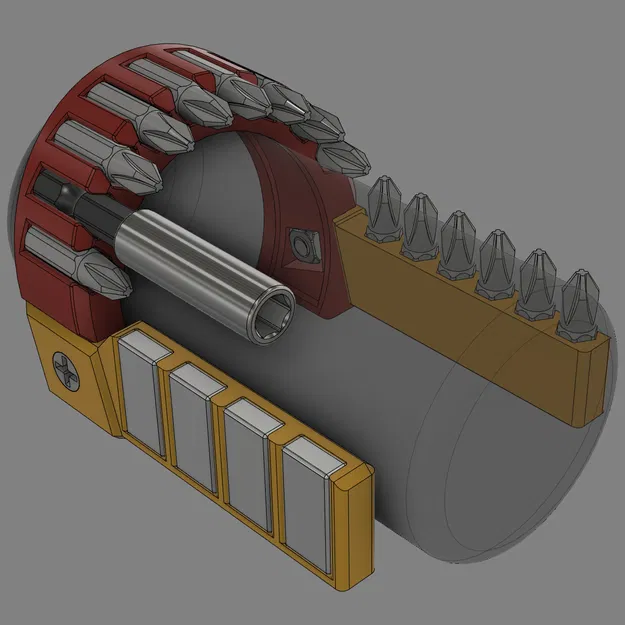 Giá đỡ pin và chỗ giữ mũi khoan Bosch v.1.3 - Image 7