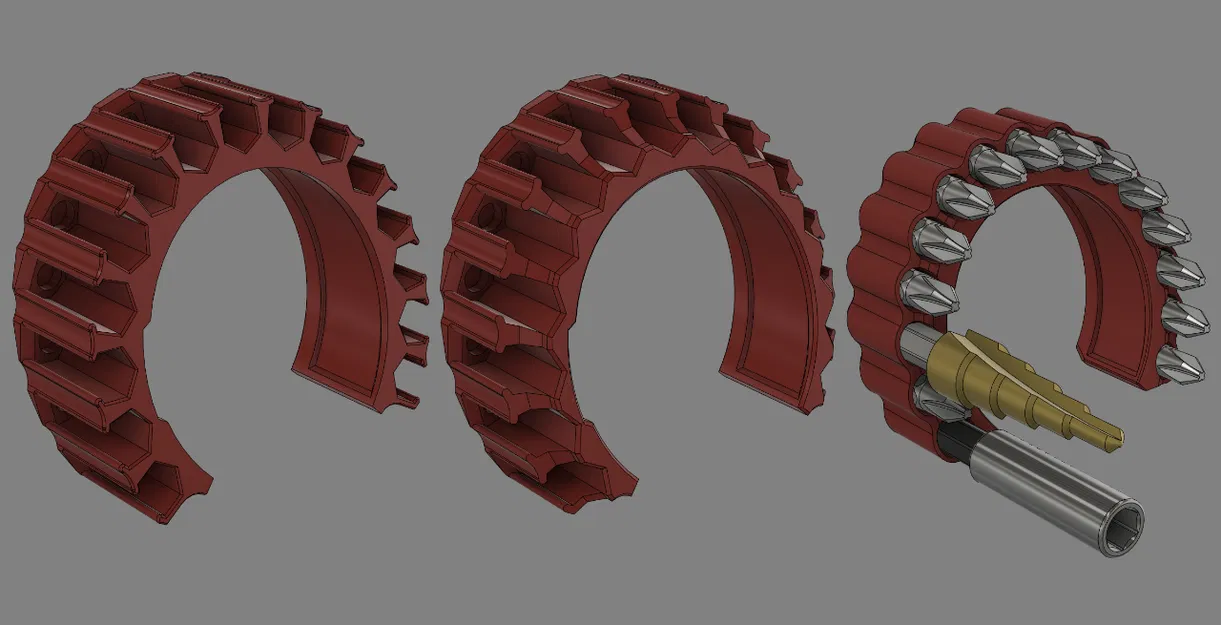 Giá đỡ pin và chỗ giữ mũi khoan Bosch v.1.3 - Image 9