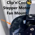 Clip'n'Cool: Đế gắn quạt 40mm không cần dụng cụ cho motor stepper trục X của Elegoo Neptune 3 và 4 Series - Thumbnail 2