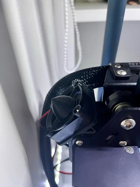 Clip'n'Cool: Đế gắn quạt 40mm không cần dụng cụ cho motor stepper trục X của Elegoo Neptune 3 và 4 Series - Image 5