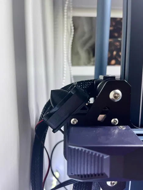 Clip'n'Cool: Đế gắn quạt 40mm không cần dụng cụ cho motor stepper trục X của Elegoo Neptune 3 và 4 Series - Image 6