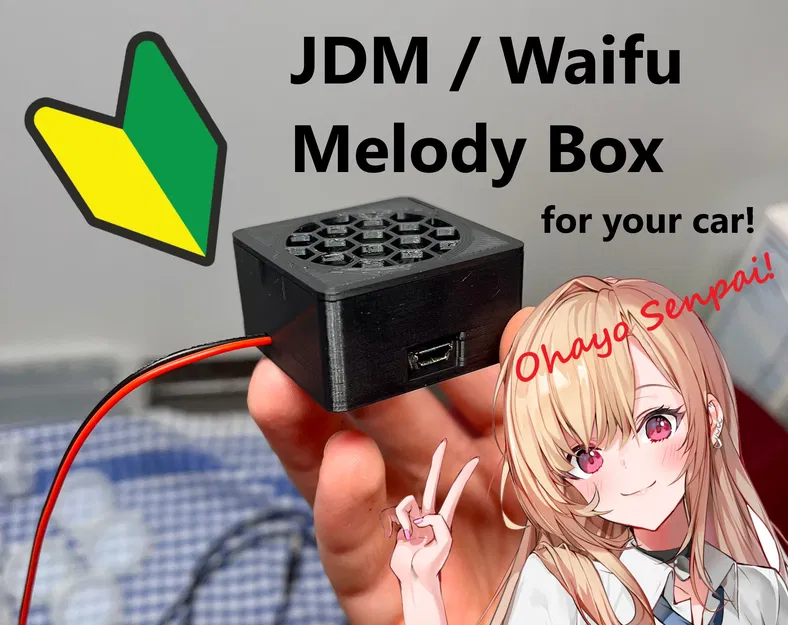 Tự làm Hộp Nhạc JDM / Waifu Cho Xe Hơi - Image 1