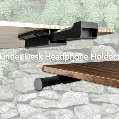 Kệ Treo Tai Nghe Dưới Bàn