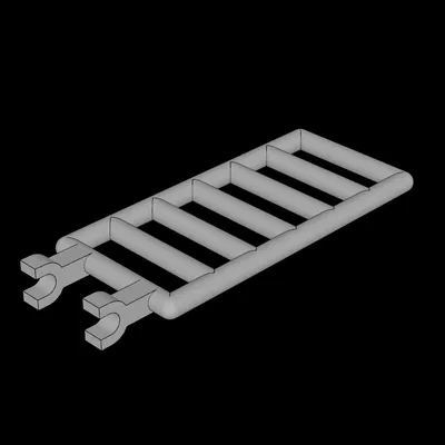 Thanh Lego Tương Thích (6020.dat) 7 x 3 Có Kẹp Đôi