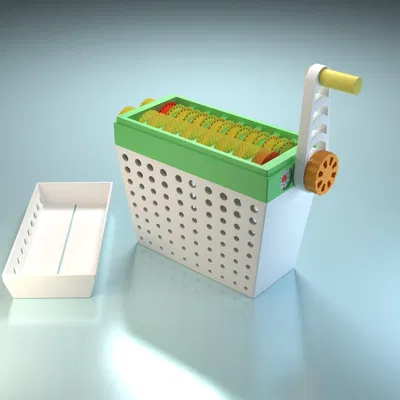 Máy xay giấy A4 in 3D hoàn chỉnh