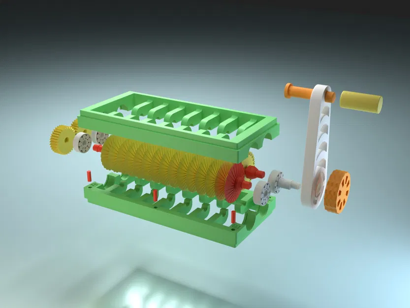 Máy xay giấy A4 in 3D hoàn chỉnh - Image 2