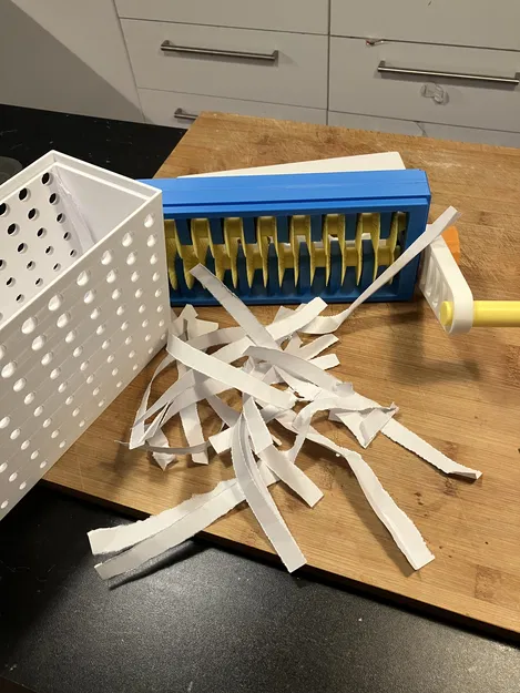 Máy xay giấy A4 in 3D hoàn chỉnh - Image 5