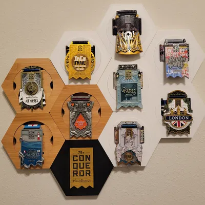 Giá Treo Huy Chương Hình Lục Giác