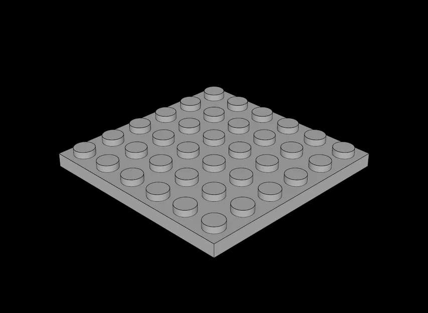 Tấm Lego Tương Thích (3958.dat) 6 x 6 - Image 1