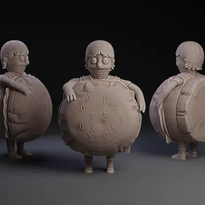 Gene trong bộ đồ Burger: Bob's Burgers