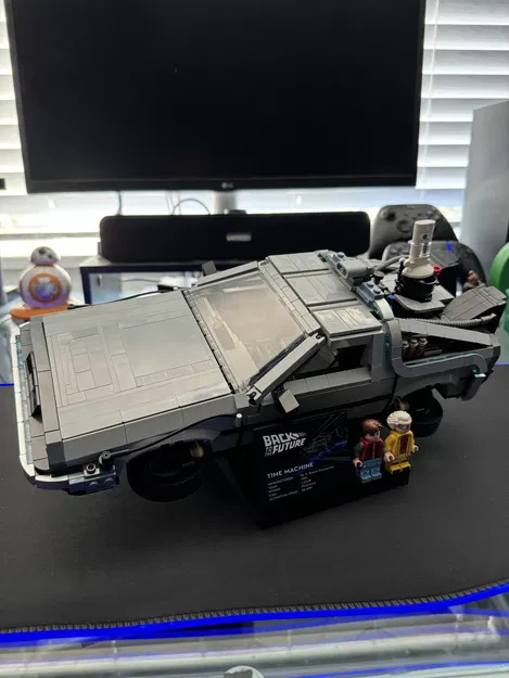 Đế Dựng Xe Delorean Lego Back to the Future - Image 1