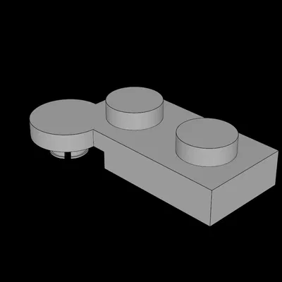 Tấm bản lề Lego Compatible (2430.dat) 1 x 4 Top