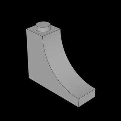 Vòm Lego Tương Thích (18653.dat) 1 x 3 x 2 Ngược