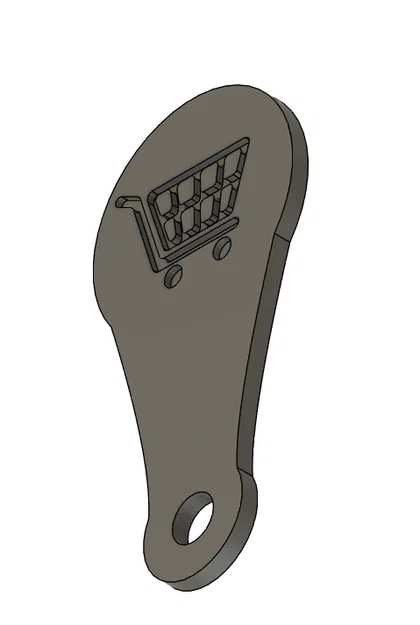 Móc khóa xe đẩy hàng/Llavero para carritos - Image 2