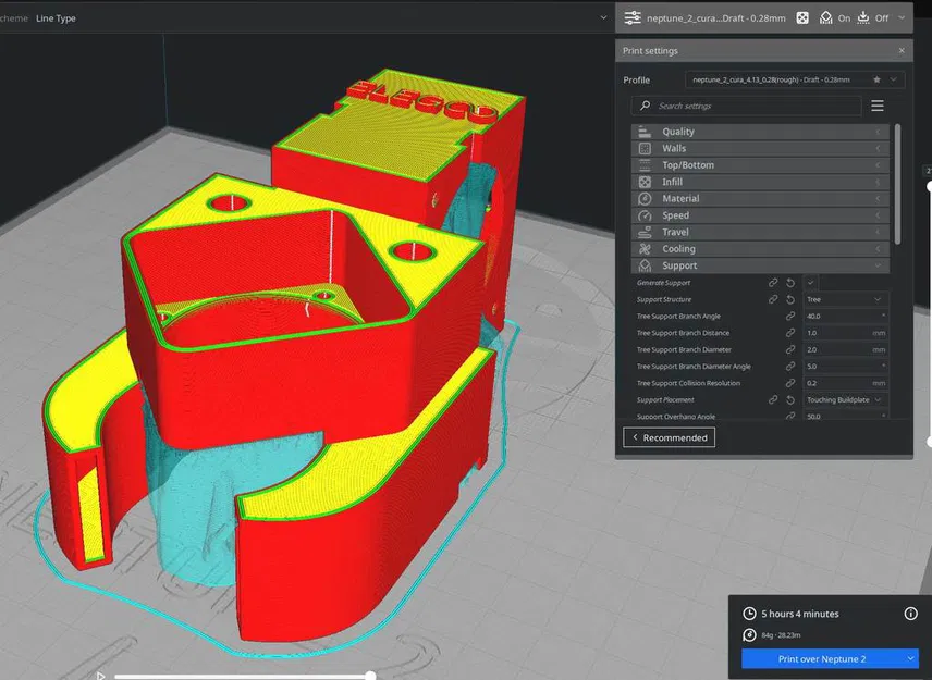 Quạt 5015 cho Đầu Nóng Elegoo Neptune 2 Có Đồng Hồ Đo Số - Image 5