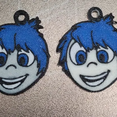 Móc Khóa Niềm Vui (Alegria) In 3D Đa Sắc