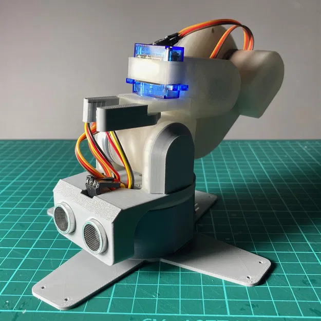 Cánh Tay Robot Mini Có Cảm Biến Siêu Âm Cho Người Mới Bắt Đầu - Image 2