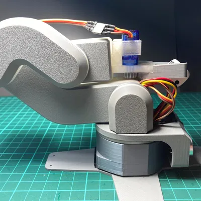 Cánh Tay Robot Mini Có Cảm Biến Siêu Âm Cho Người Mới Bắt Đầu