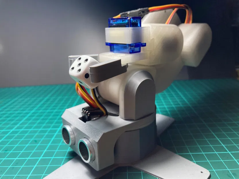 Cánh Tay Robot Mini Có Cảm Biến Siêu Âm Cho Người Mới Bắt Đầu - Image 6