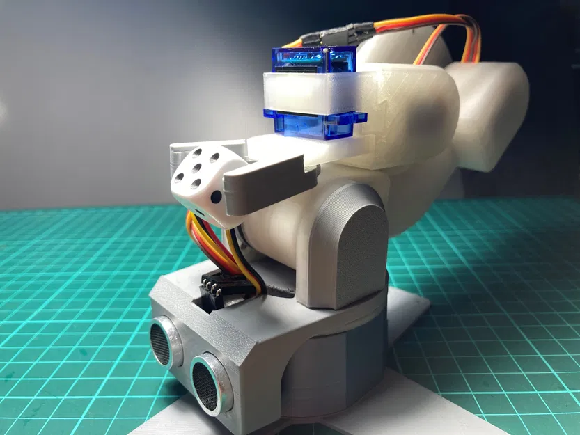 Cánh Tay Robot Mini Có Cảm Biến Siêu Âm Cho Người Mới Bắt Đầu - Image 9