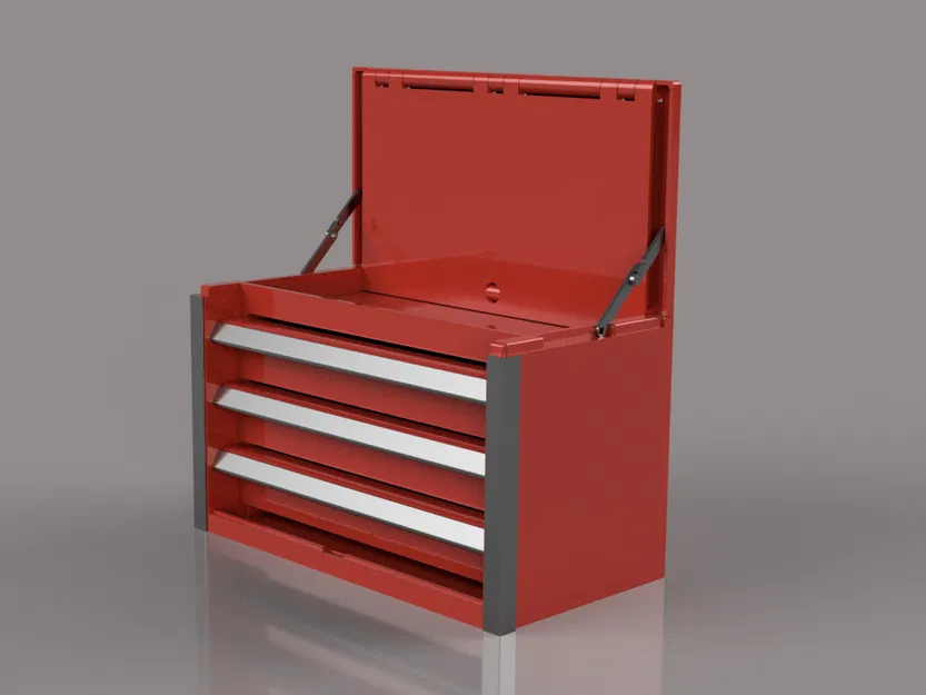 Hộp dụng cụ mini để bàn - Tủ trên: Phiên bản 3 ngăn kéo - Image 1