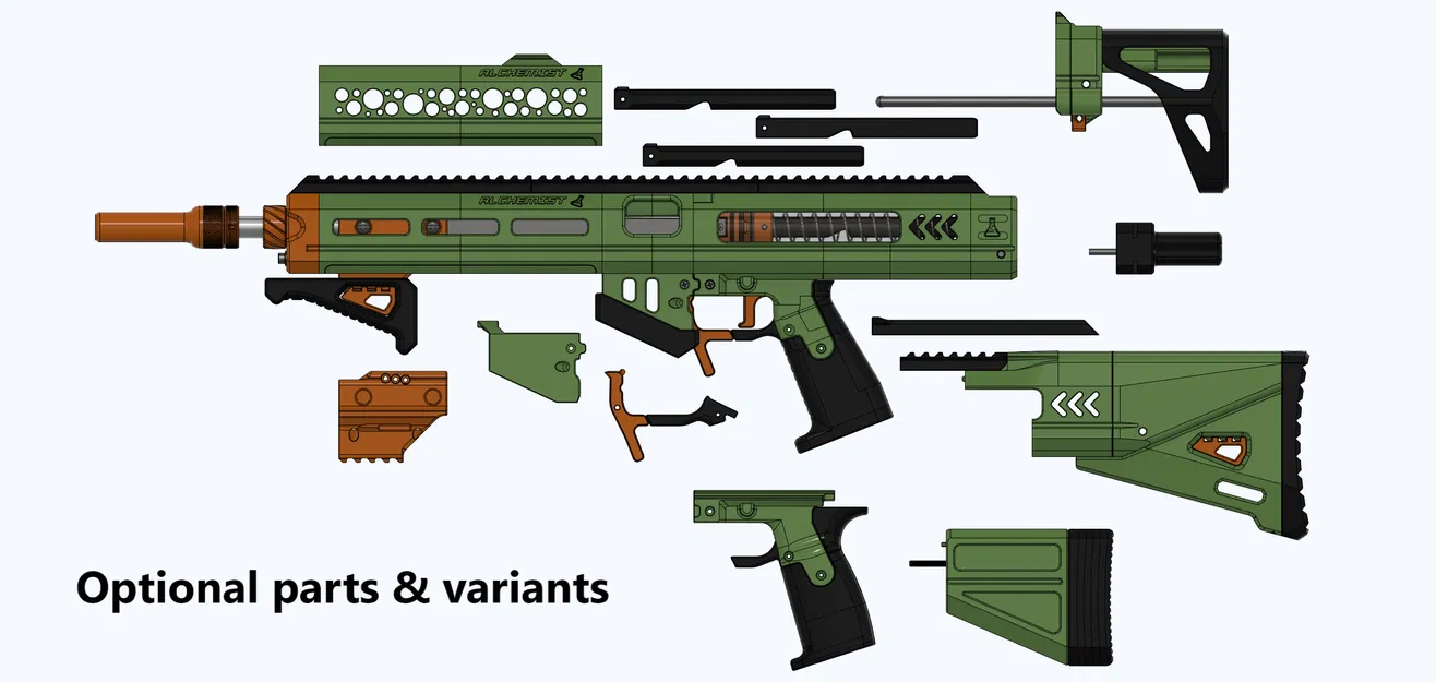 Alchemist - Súng Phun Bơm Hành Động (Tự Chế Nerf) - Image 7