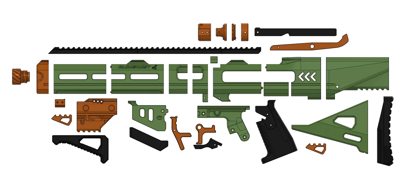 Alchemist - Súng Phun Bơm Hành Động (Tự Chế Nerf) - Image 8