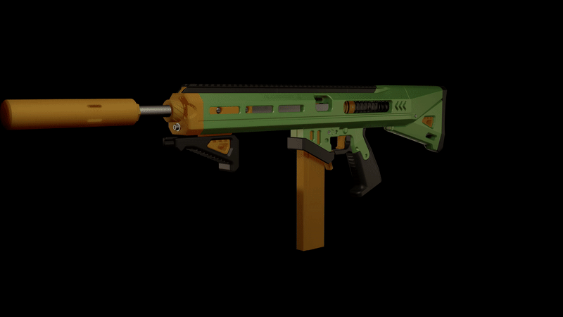 Alchemist - Súng Phun Bơm Hành Động (Tự Chế Nerf) - Thumbnail 20