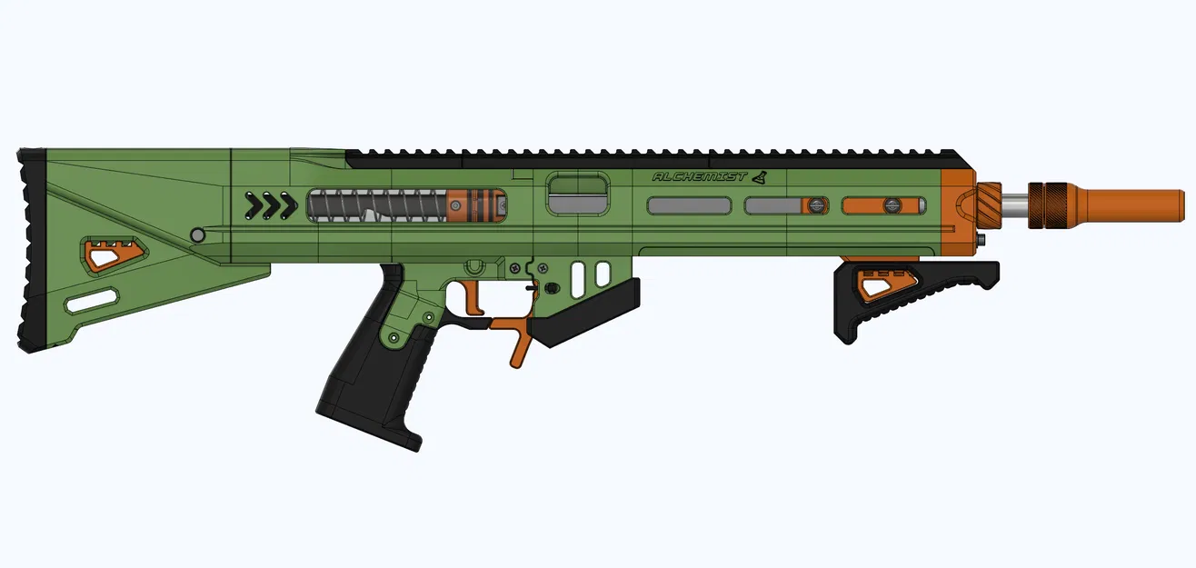 Alchemist - Súng Phun Bơm Hành Động (Tự Chế Nerf) - Image 24