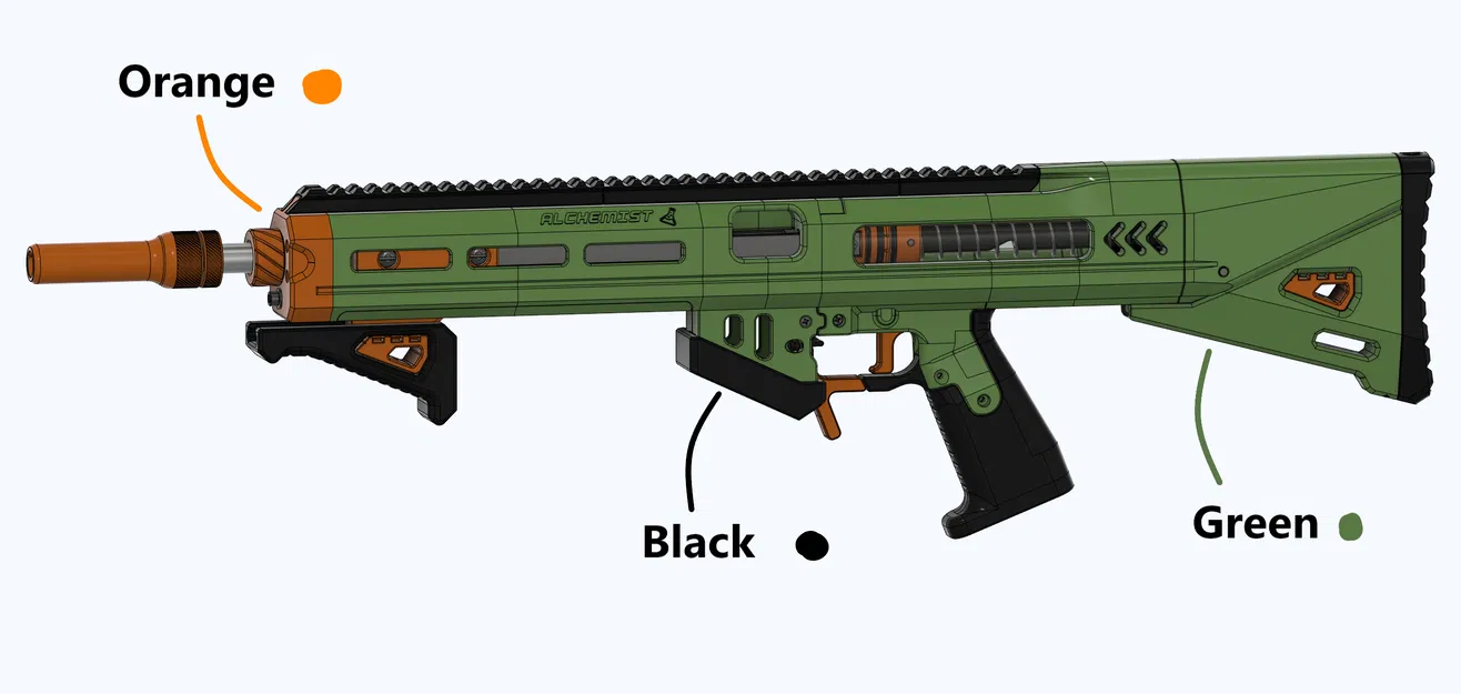 Alchemist - Súng Phun Bơm Hành Động (Tự Chế Nerf) - Image 25