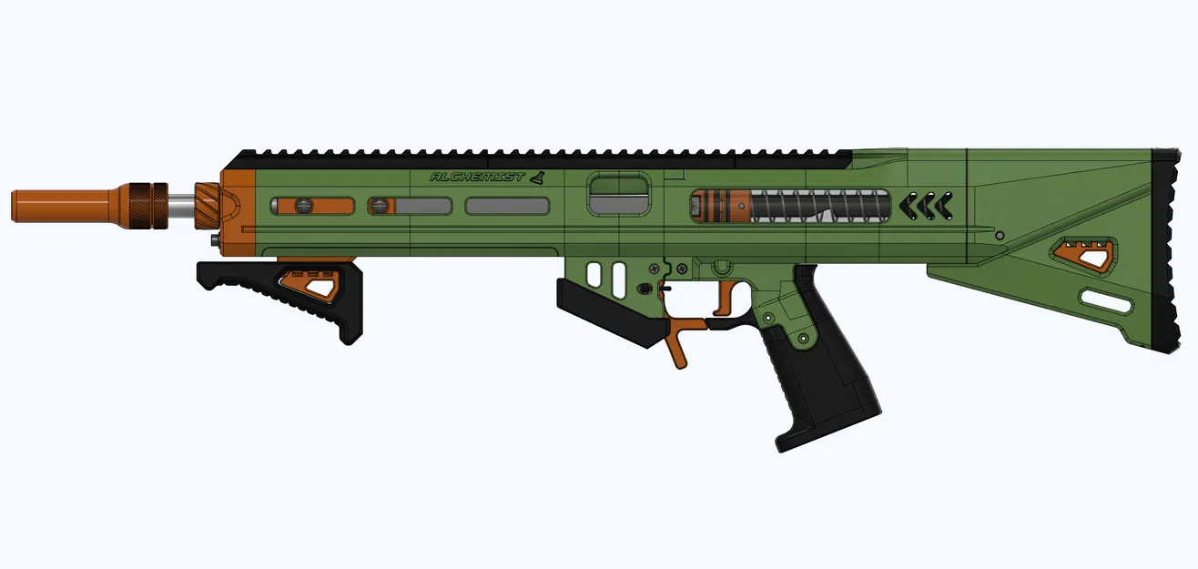 Alchemist - Súng Phun Bơm Hành Động (Tự Chế Nerf) - Image 26