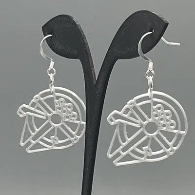 Hoa tai Star Wars Phong Cách Line Art