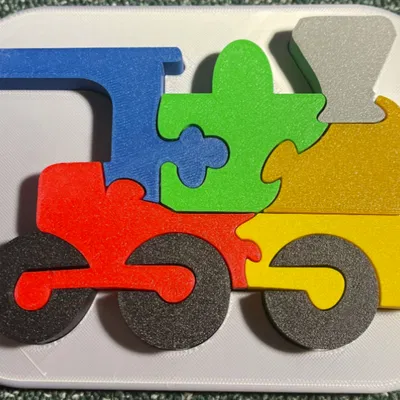 Mô Hình Tàu Hỏa / Đầu Máy Xếp Hình Cho Bé