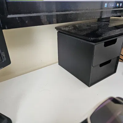 Đế Kê Màn Hình Có Hộc Kéo