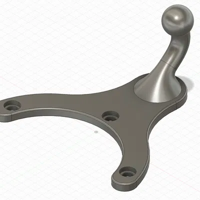 Giá đỡ xe máy gắn bình xăng cho holder điện thoại 17mm