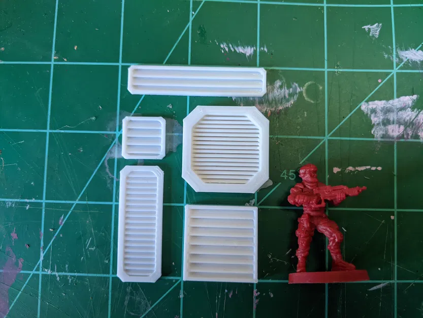 Vent Greebles - Mẫu Chi Tiết Cho Mô Hình - Image 2