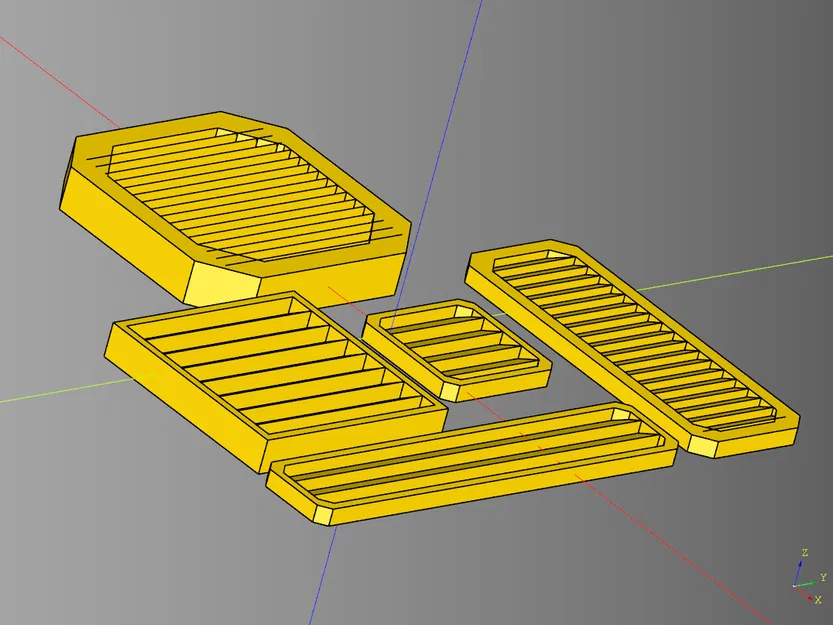 Vent Greebles - Mẫu Chi Tiết Cho Mô Hình - Image 4