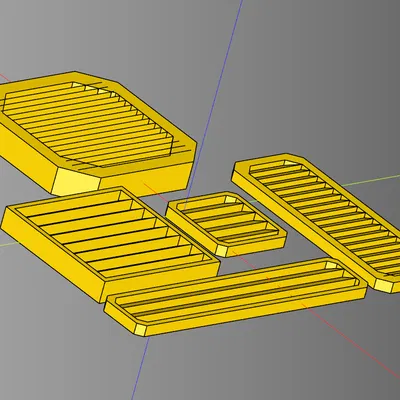 Vent Greebles - Mẫu Chi Tiết Cho Mô Hình