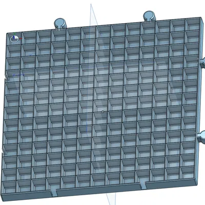 Vỉ Cắt và Thủ Công Hình Bánh Waffle