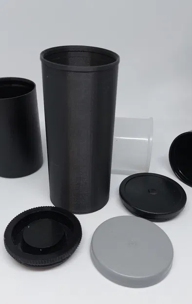 Hộp Đựng Phim 120 Đơn - Sử Dụng Nắp Vỏ Phim 35mm - Image 4