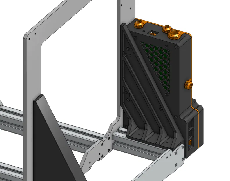 Hộp đựng Einsy cho Prusa MK3/S với Raspberry PI 4B/3B và Thanh đỡ - Image 10
