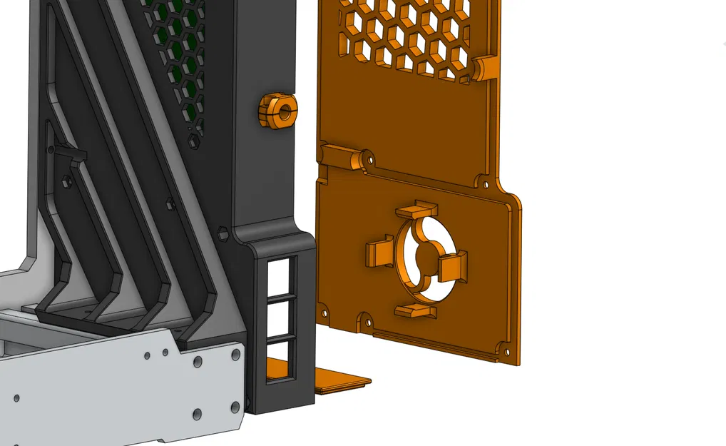 Hộp đựng Einsy cho Prusa MK3/S với Raspberry PI 4B/3B và Thanh đỡ - Image 12