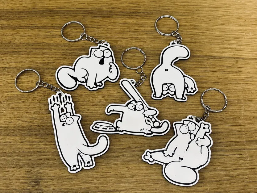 Móc Khóa Simon's Cat - Image 1