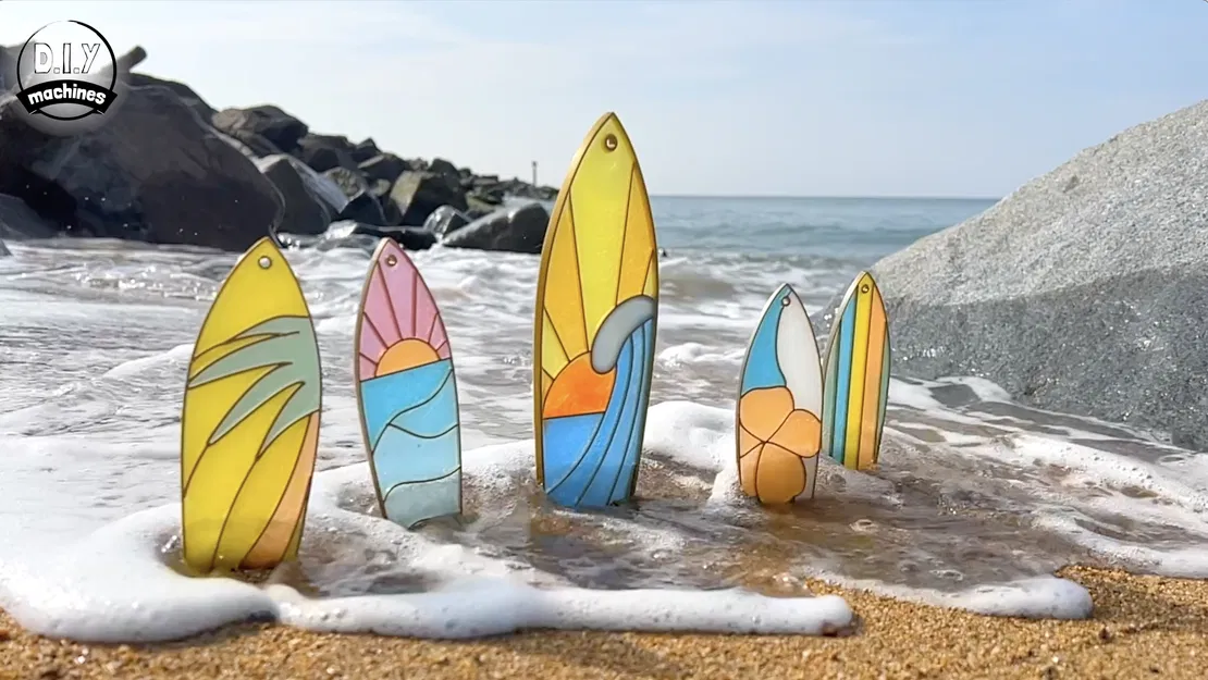 Tạo Cửa Sổ Kính Màu, Bookmark, Biển Hiệu Resin Tuyệt Đẹp - Image 7