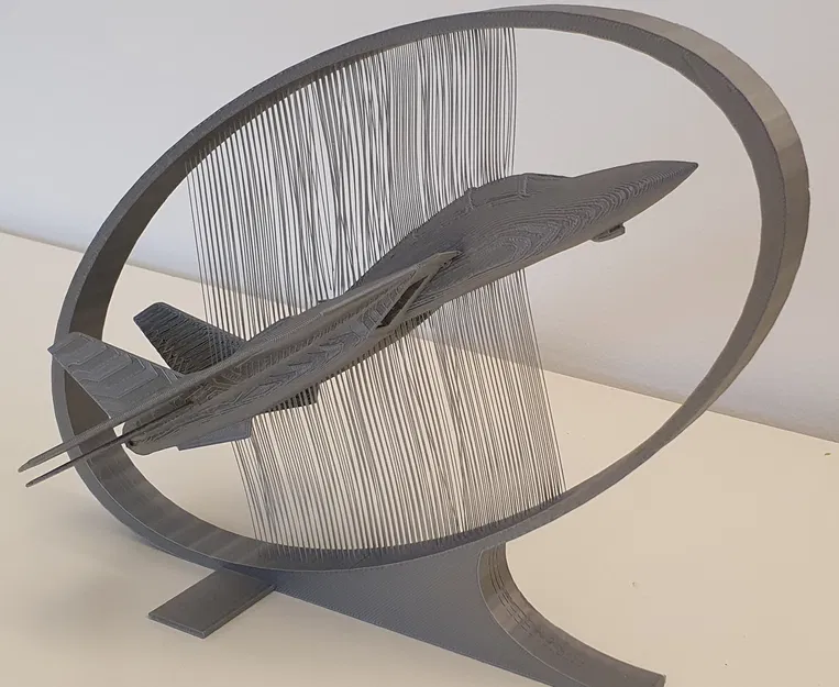 Mô hình String Art Grumman F-14 Tomcat Mặt Bên - Image 2