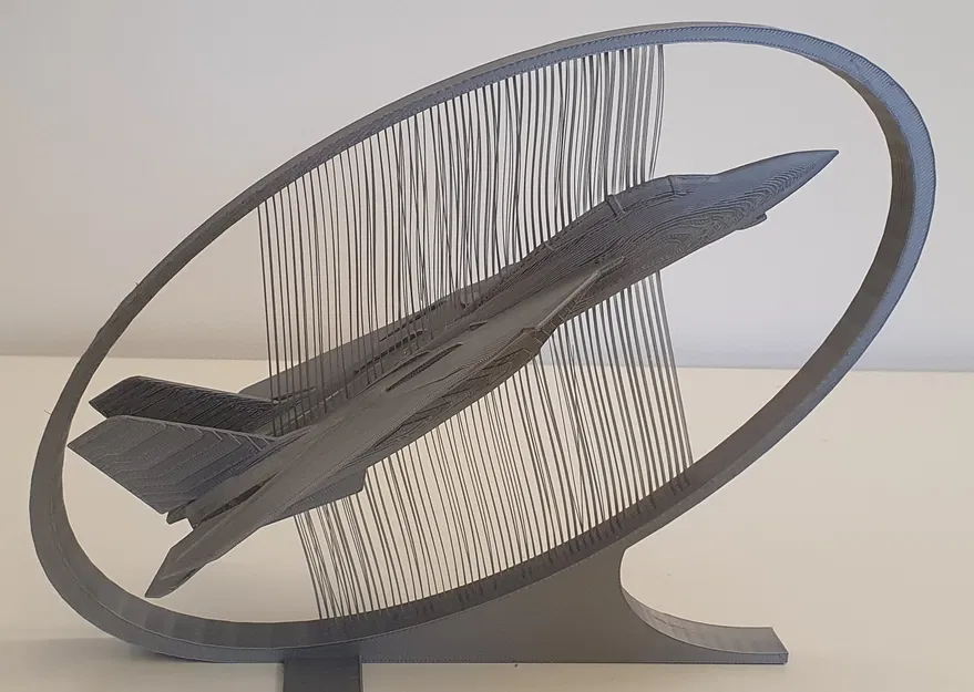 Mô hình String Art Grumman F-14 Tomcat Mặt Bên - Image 3