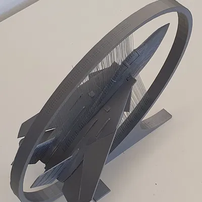 Mô hình String Art Grumman F-14 Tomcat Mặt Bên