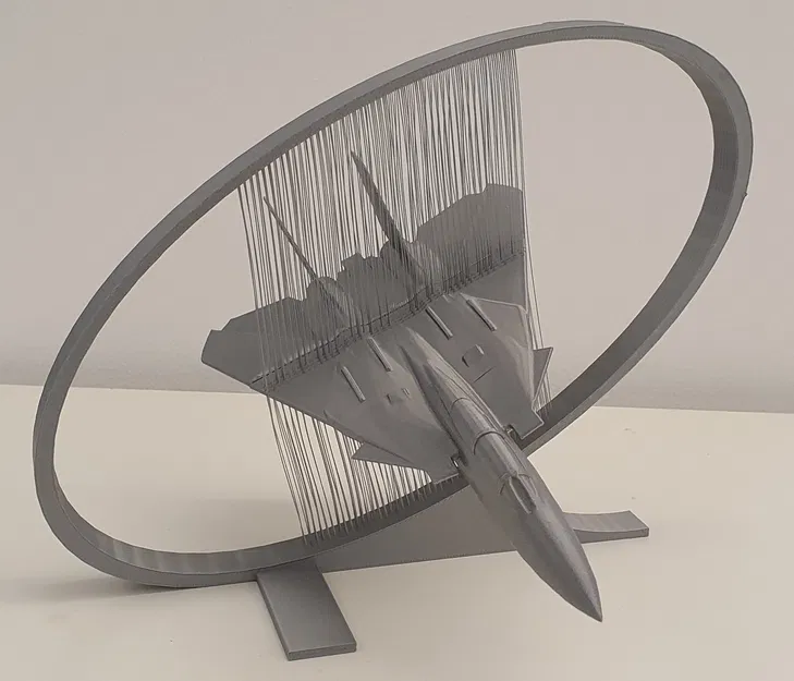 Mô hình nghệ thuật dây máy bay Grumman F-14 Tomcat - Image 3