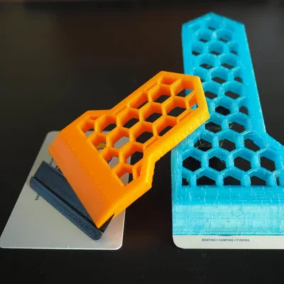 Dụng cụ cạo lưỡi dao bằng thẻ tín dụng bền chắc