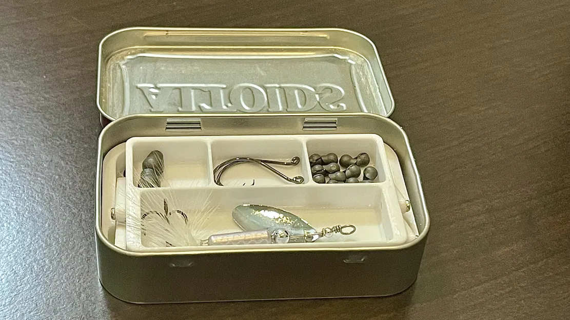 Khay Đựng Đồ Câu Cá Altoids Có Bản Lề Xếp Chồng - Image 3